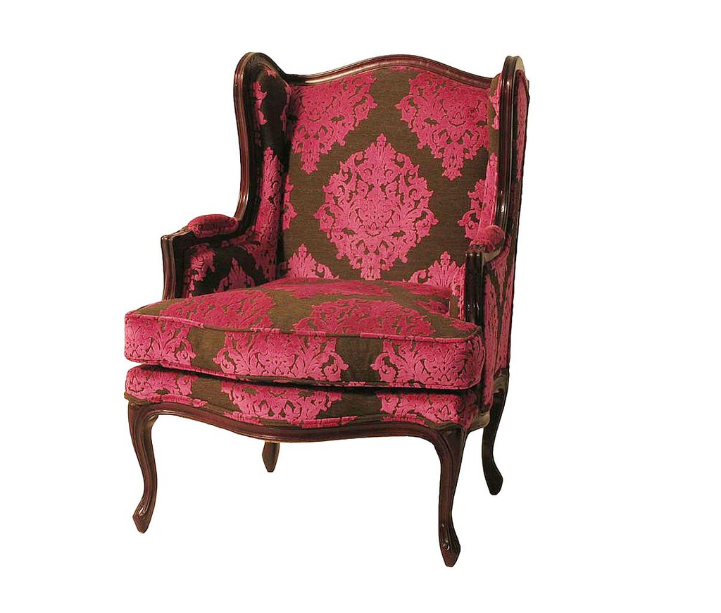 Louis grand arm chair in fabric