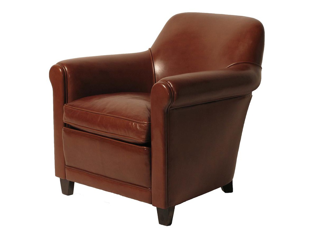 Siglo leather club chair